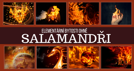 SALAMANDŘI – elementární bytosti ohně