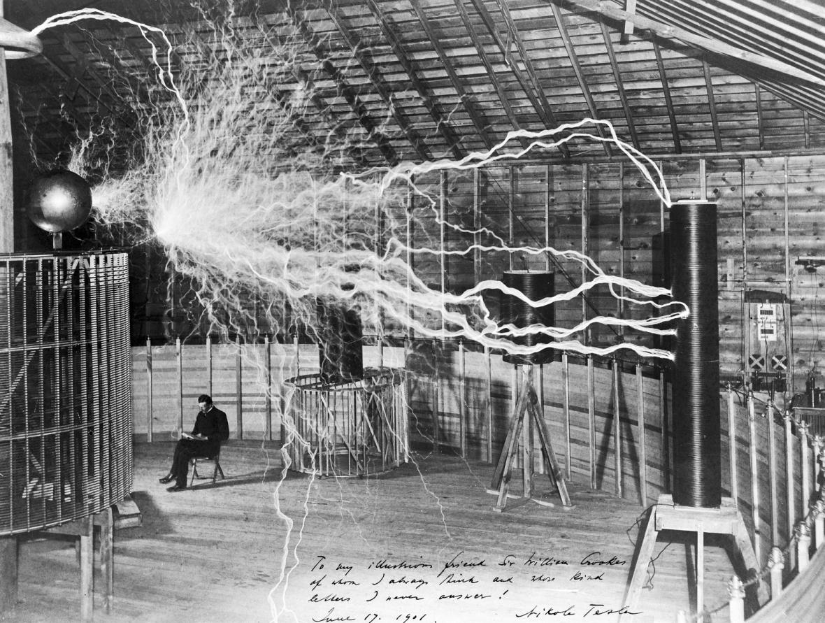 Tesla Nikola Volné energie
